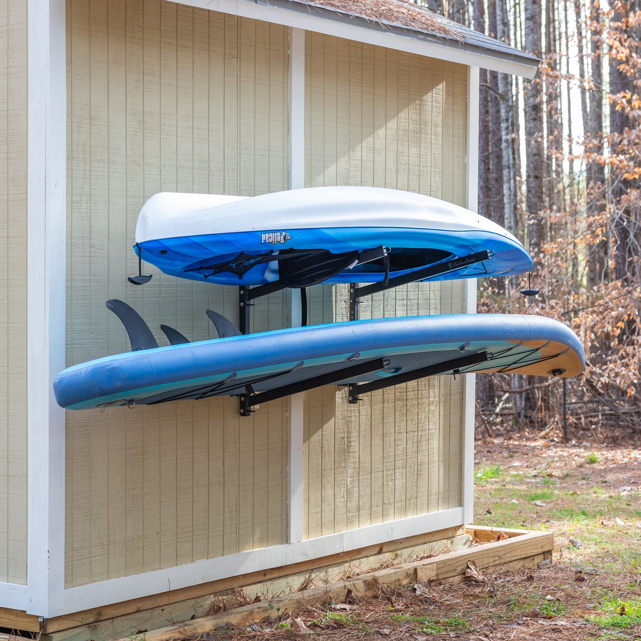 Shenandoah Kayak Rack | Outdoor Adjustable Storage | 2 Levels