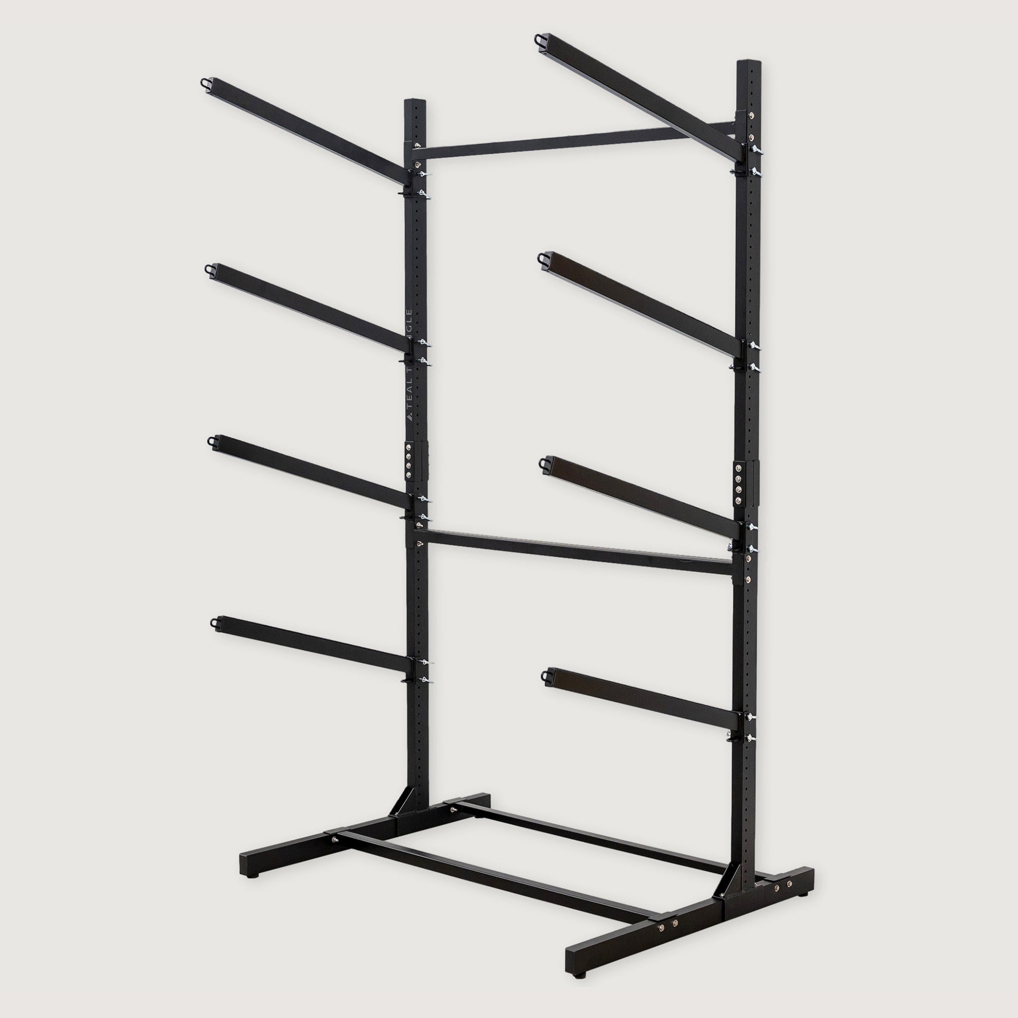 G-Watersport 4 Freestanding Kayak & Paddleboard Rack | Holds 4 Kayaks | Black