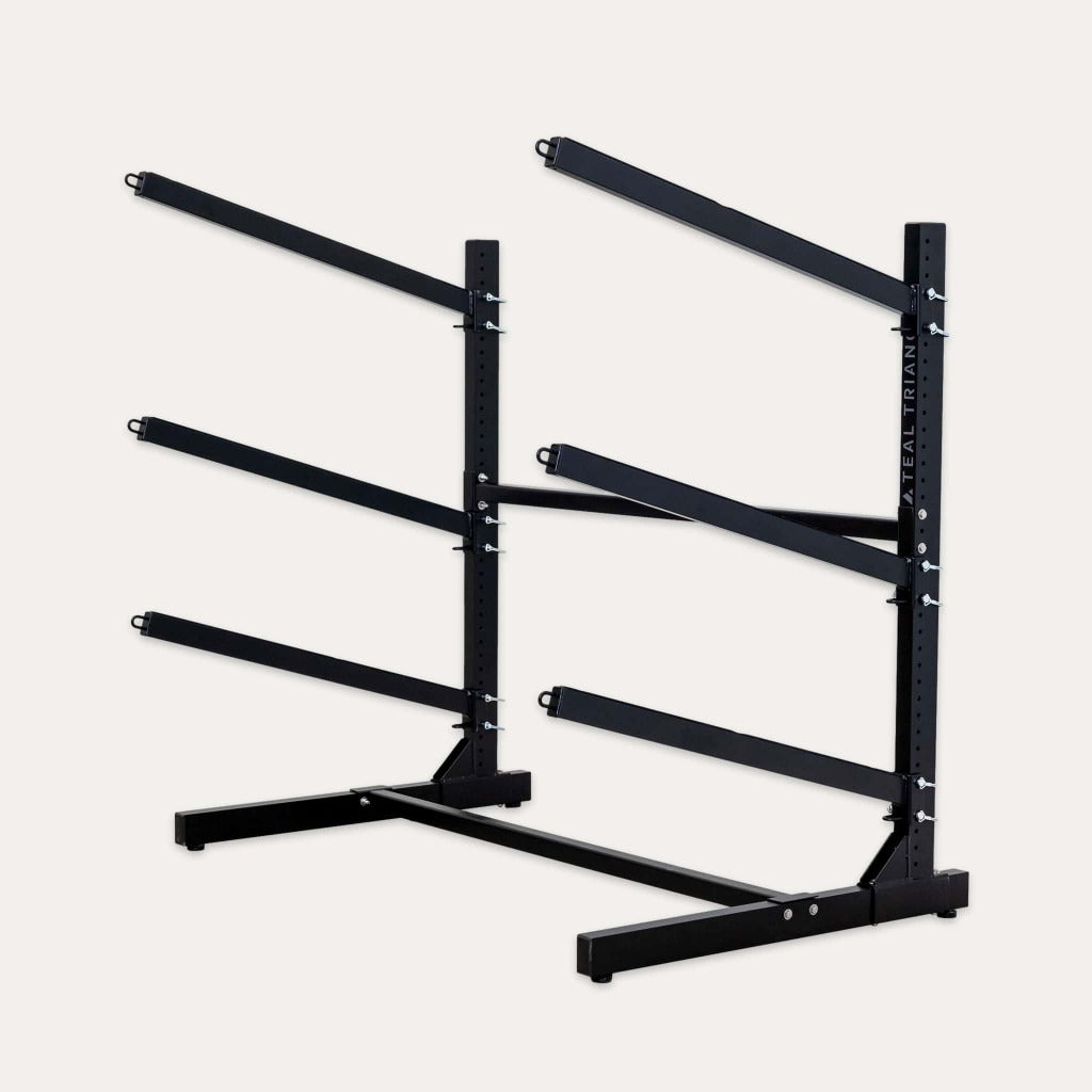 G-Watersport 3 Kayak & Canoe Rack | 3 Levels | Black