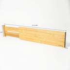 Bamboo Expandable Drawer Dividers – Natural