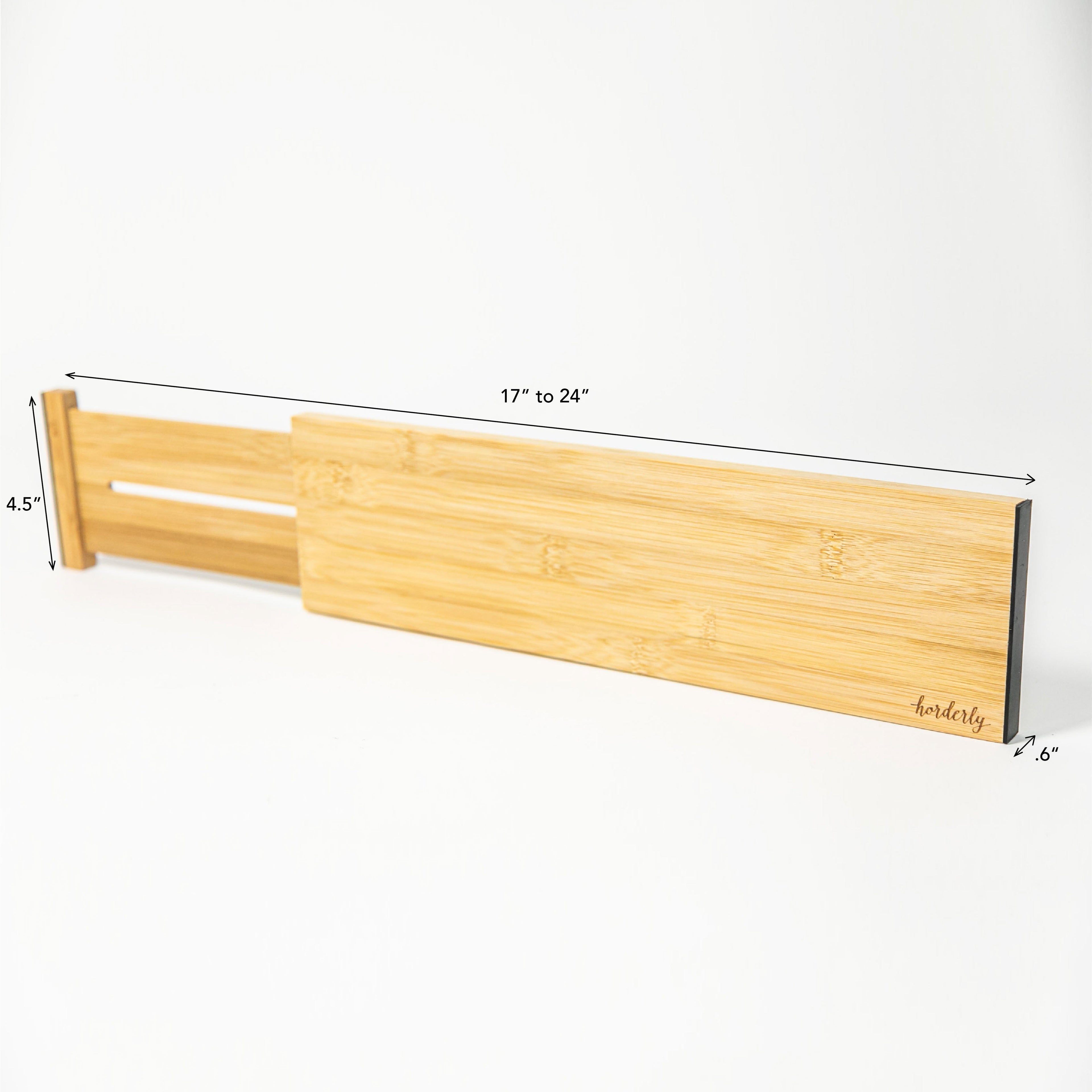 Bamboo Expandable Drawer Dividers – Natural