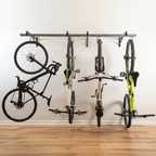 CycleSlide | Wall Mounted Bike Rack | 1 - 8 Bikes