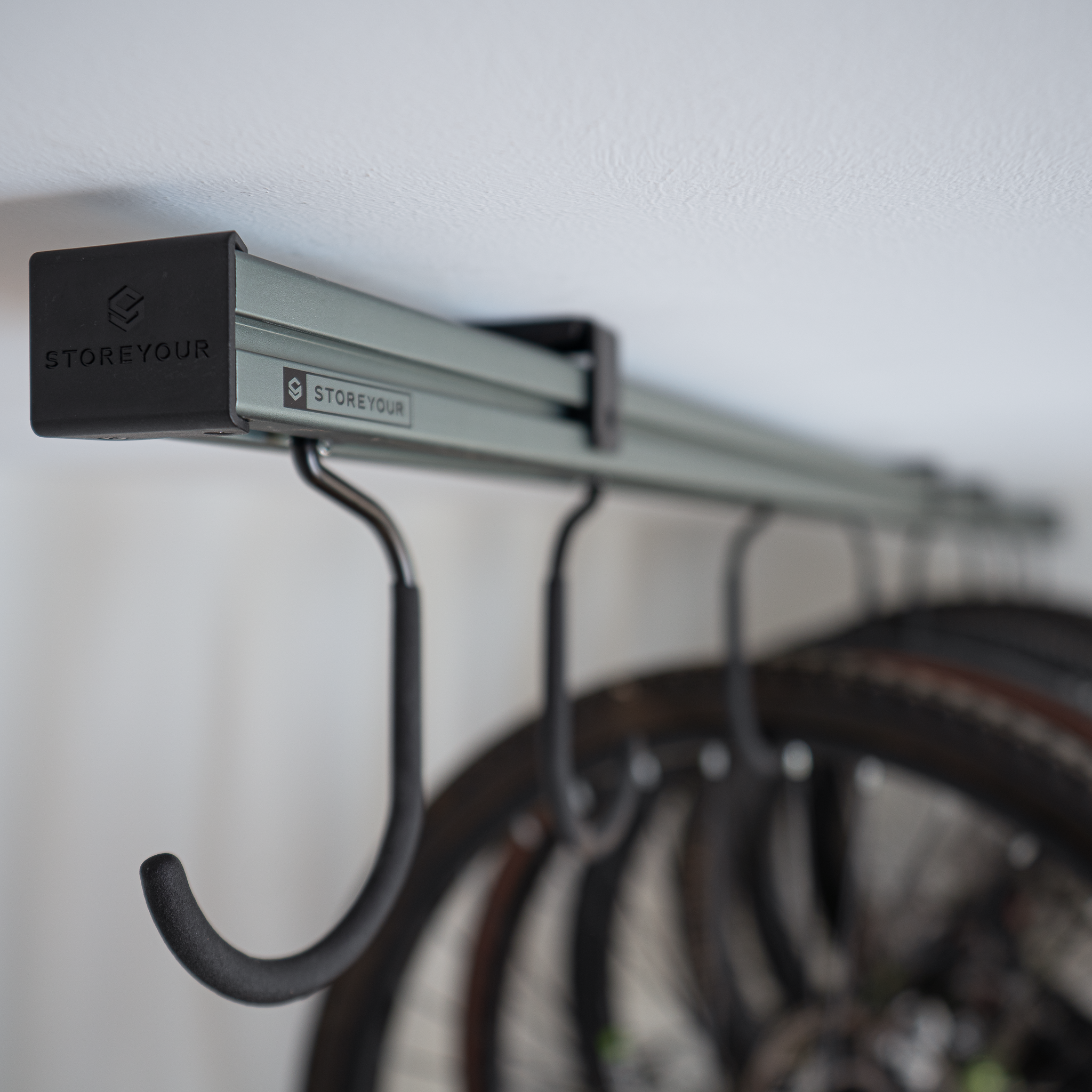 CycleSlide | Wall Mounted Bike Rack | 1 - 8 Bikes