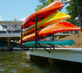 Chesapeake Dock Kayak Rack | Over The Water Storage | 4 Levels