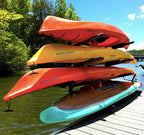 Chesapeake Dock Kayak Rack | Over The Water Storage | 4 Levels