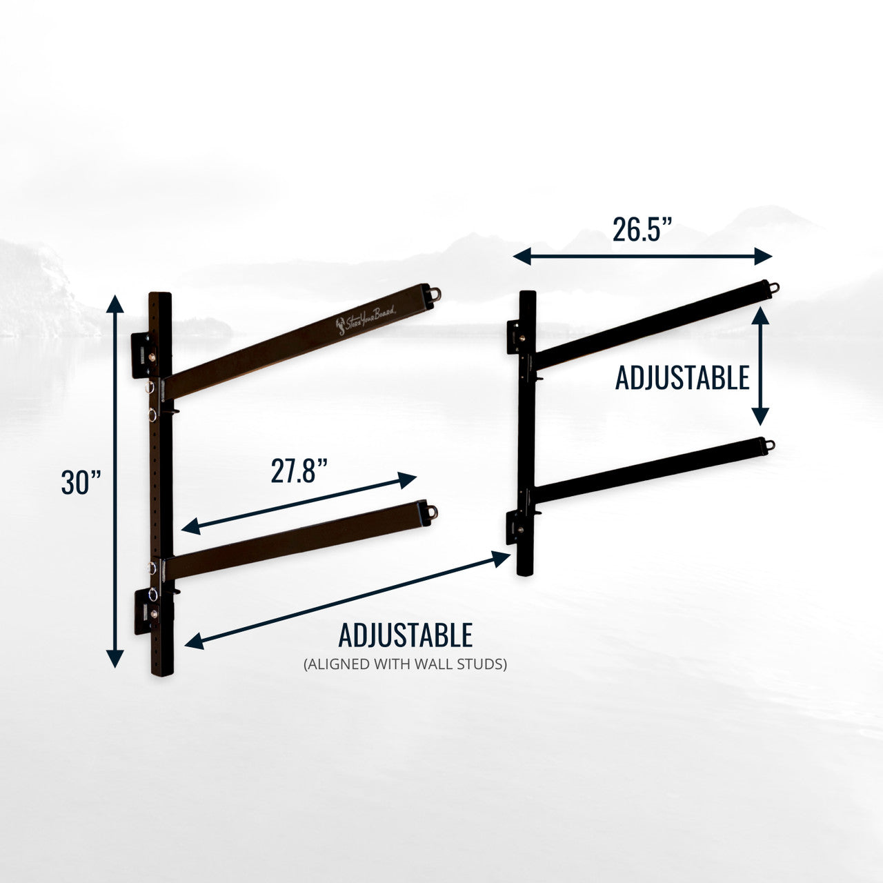 Shenandoah Kayak Rack | Outdoor Adjustable Storage | 2 Levels