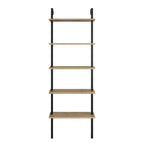 Piante 68 inches Tall Metal Manufactured Wood Accent Ladder Bookcase