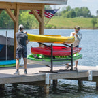 G-Watersport 3 Kayak & Canoe Rack | 3 Levels | Black