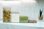 Clear Airtight Stackable Containers – 4 Sizes