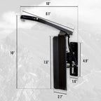 Swivel Mount Bike Storage Rack | 2 Bike Garage Wall Hooks