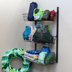 3 Basket Storage Rack | G-Basket | Holds 120 lbs
