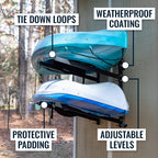 Shenandoah Kayak Rack | Outdoor Adjustable Storage | 2 Levels