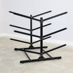 Freestanding 6-Level Double-Sided Kayak & Paddleboard Storage Rack – Black