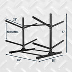 G-Watersport 4 Kayak & Canoe Rack | 4 Levels | Double-Sided | Black