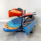 G-Watersport 4 Kayak & Canoe Rack | 4 Levels | Double-Sided | Black