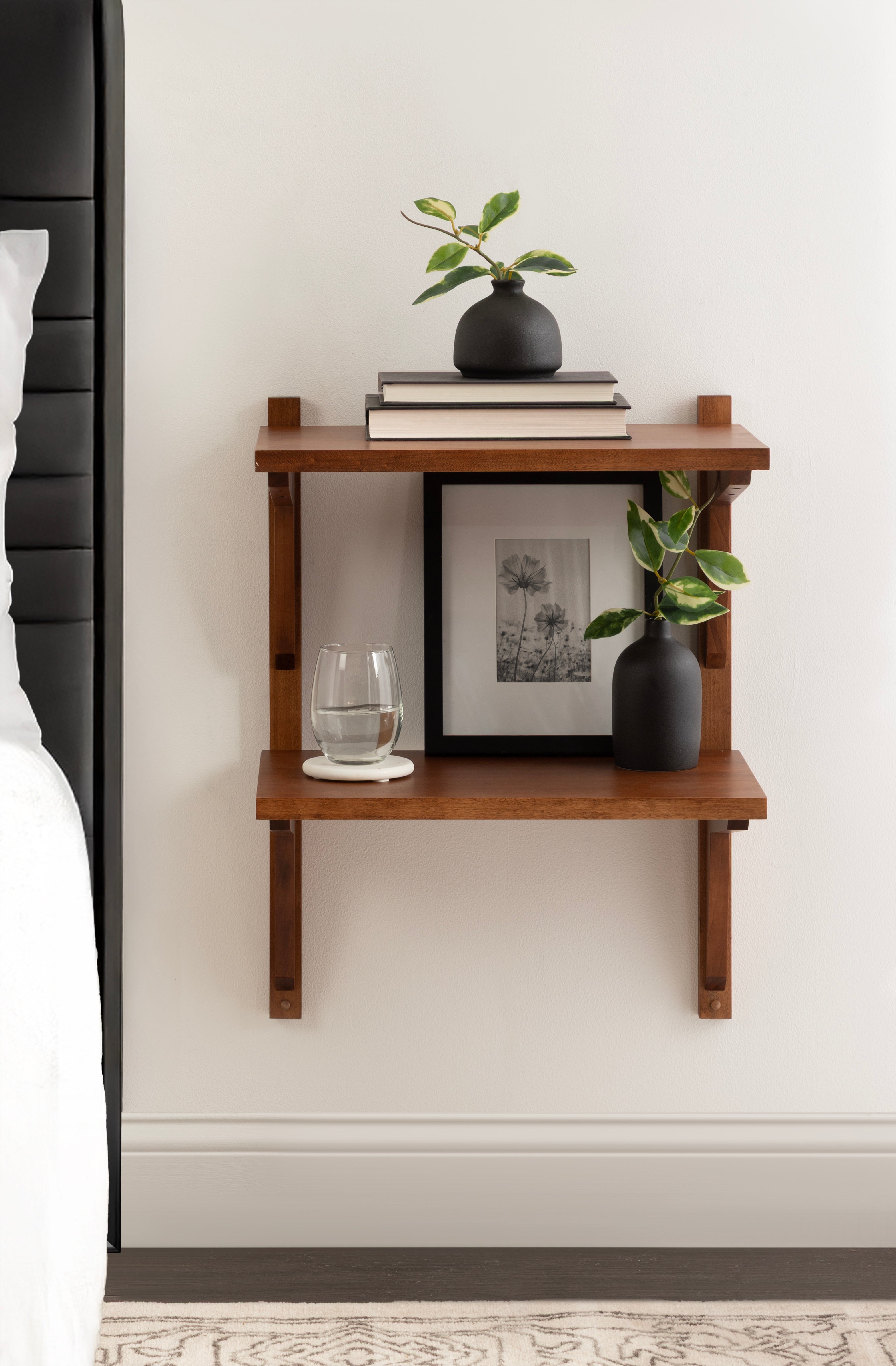 Meridien Wood Wall Shelf