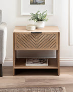 Mezzeta Wood Side Table