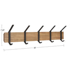Rossmore Wood and Metal Hooks