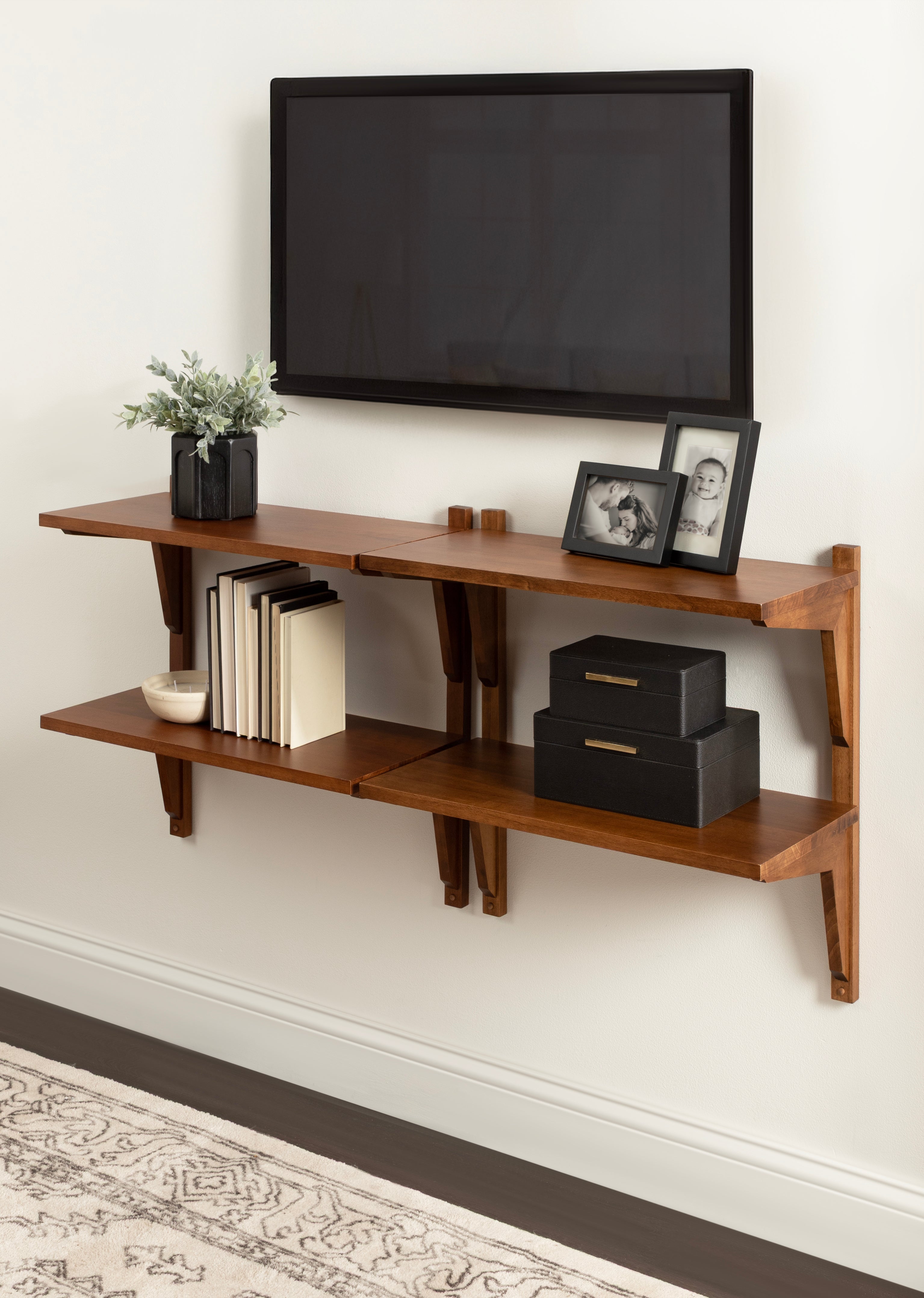Meridien Wood Wall Shelf