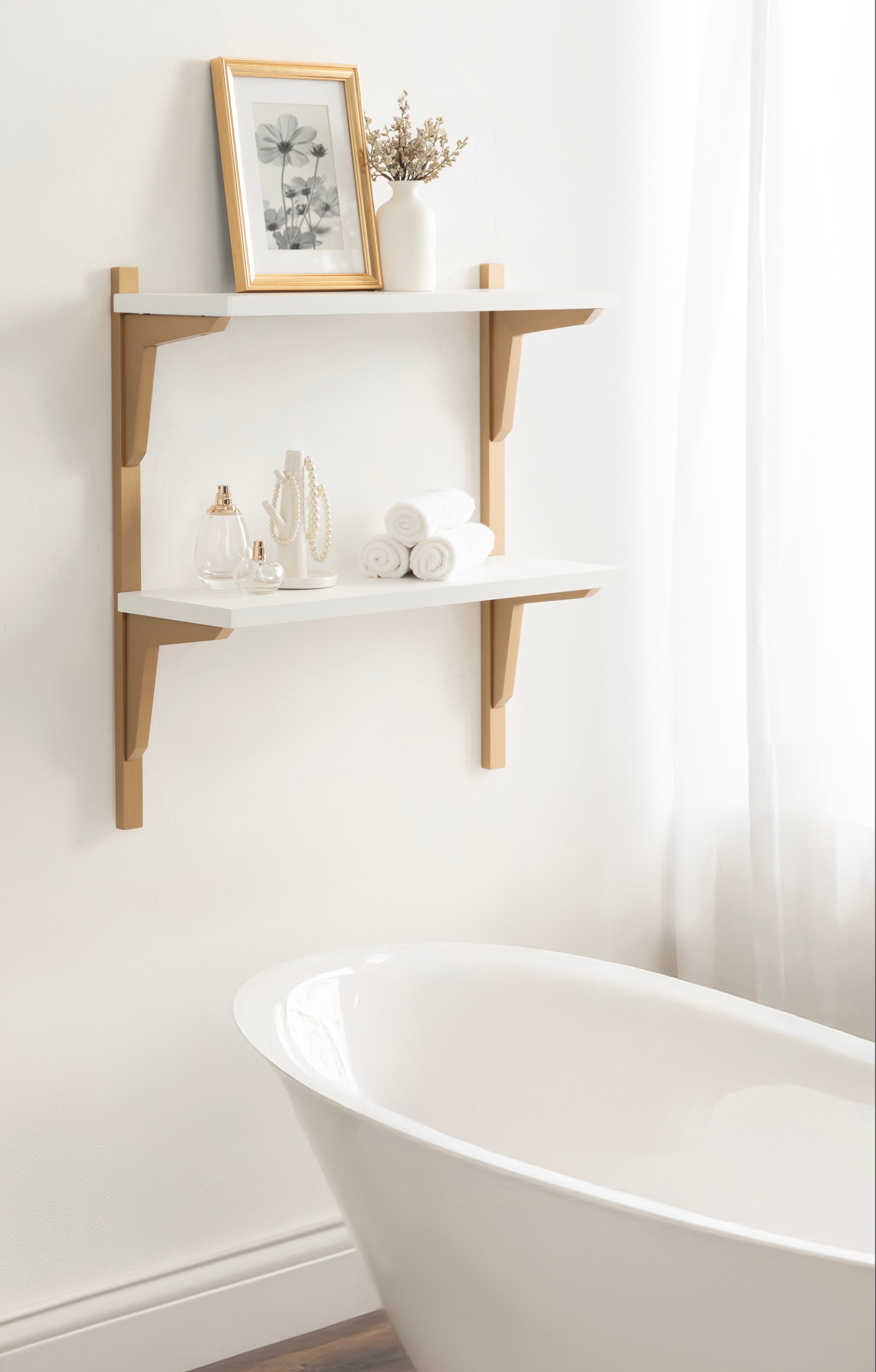 Meridien Wood Wall Shelf
